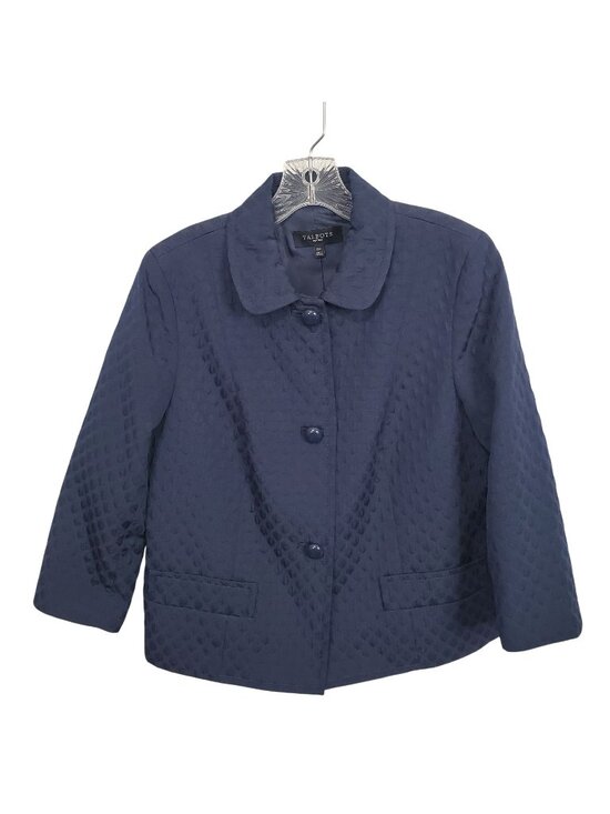 Talbots Jackets & Blazers - Talbots 12 Petite 12P Jacket Coat Chunky Button Textured Preppy Peter Pan